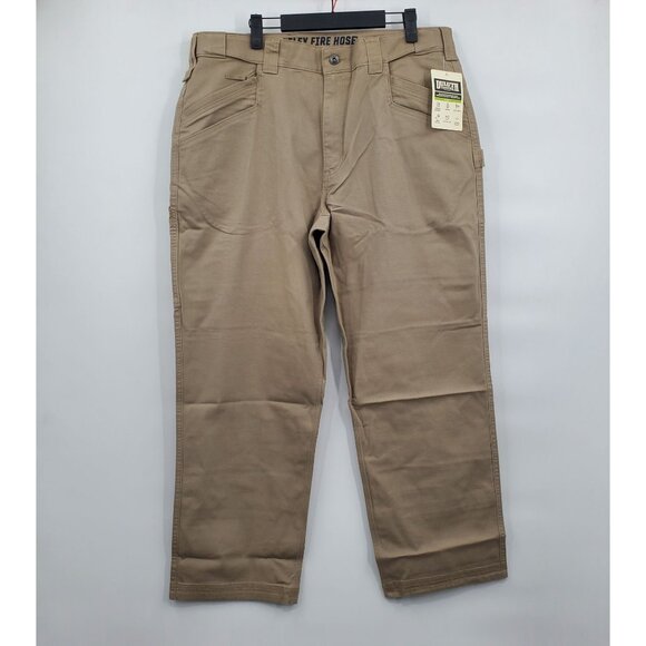 Duluth Trading Flex Fire Hose Relaxed Fit Carpenter Pants Men Size 38 x 30 NWT - Picture 1 of 16